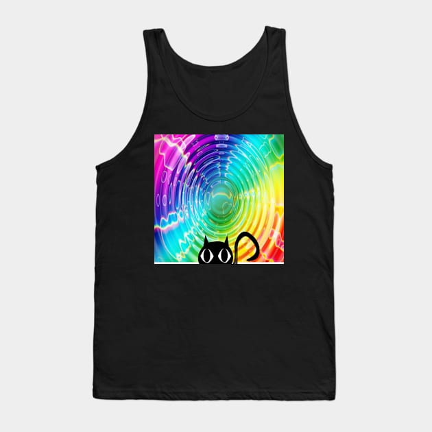 MULTI COLORED CIRCLE Tank Top by CATUNIVERSE